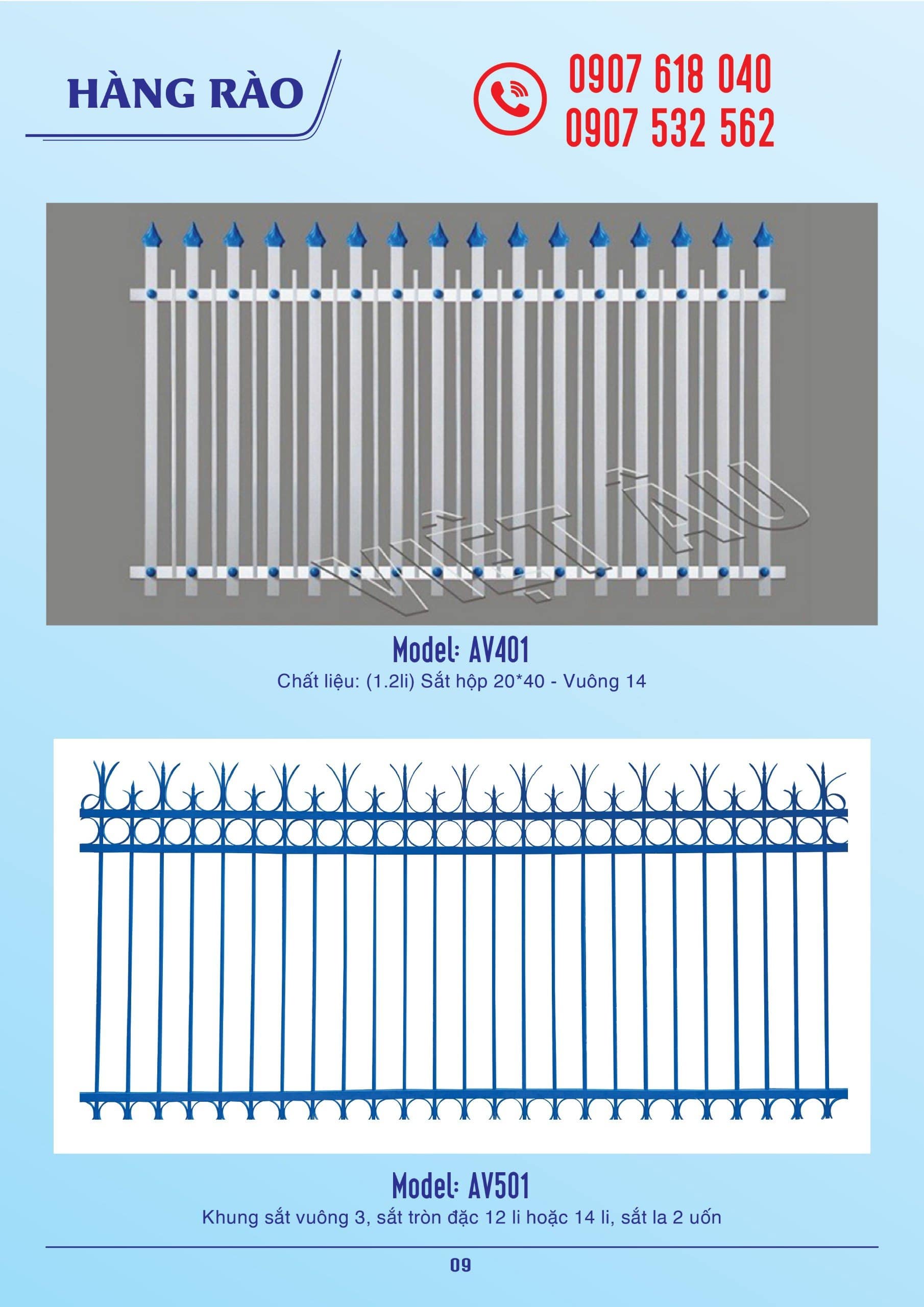 Hàng Rào Sắt Mỹ Thuật Đồng Tháp Đẹp Giá Rẻ