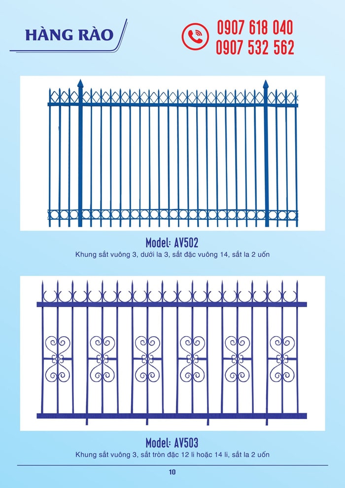 Hàng Rào Sắt Mỹ Thuật Đồng Tháp Đẹp Giá Rẻ